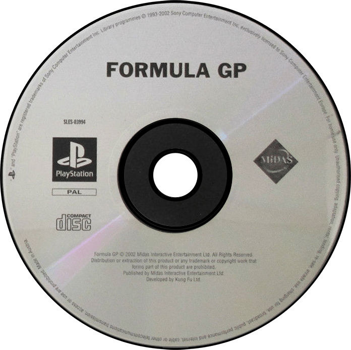 Formula GP media 5 for Playstation